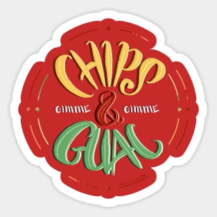 Chips & Guac Sticker
